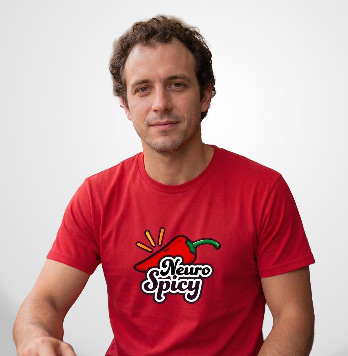T-shirt unisexe neurospicy rouge