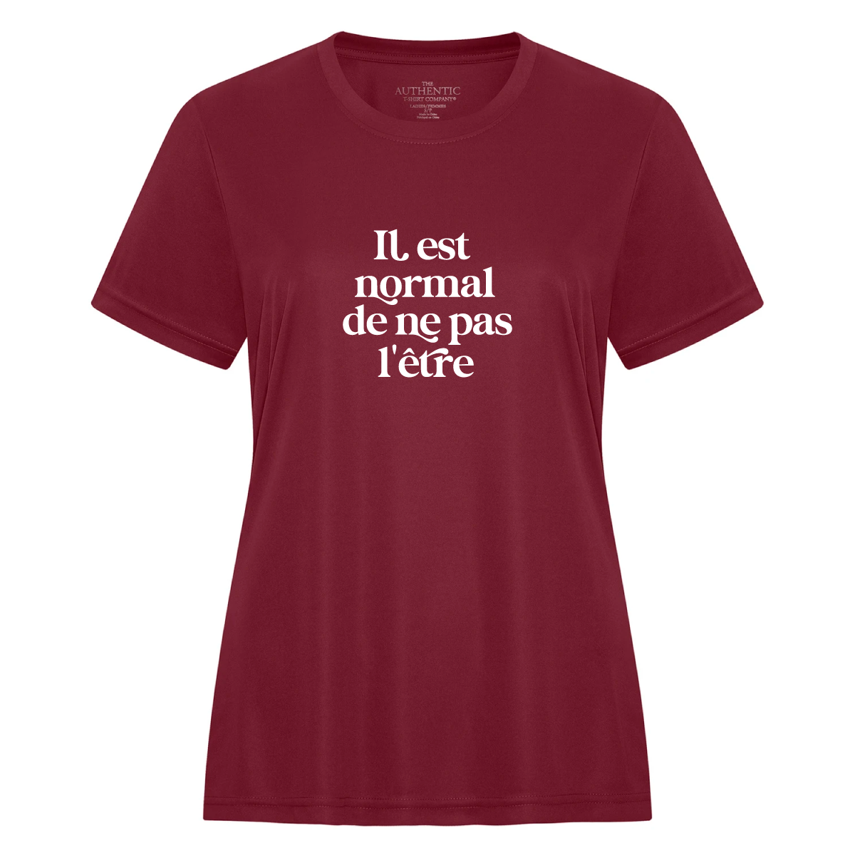 T-shirt sport - Il est normal de ne pas l'être