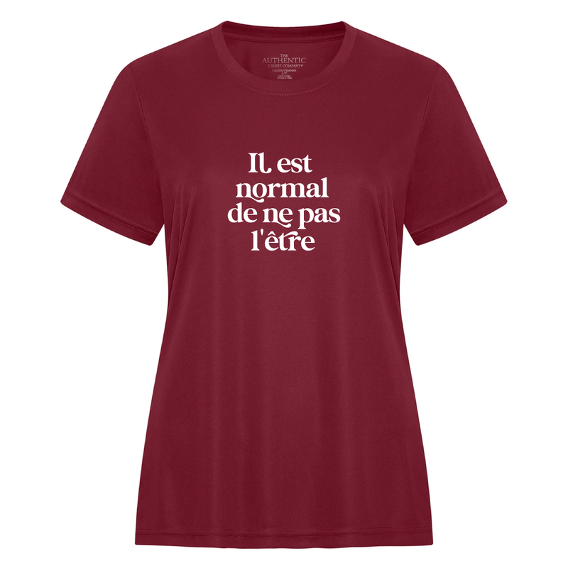 T-shirt sport - Il est normal de ne pas l'être