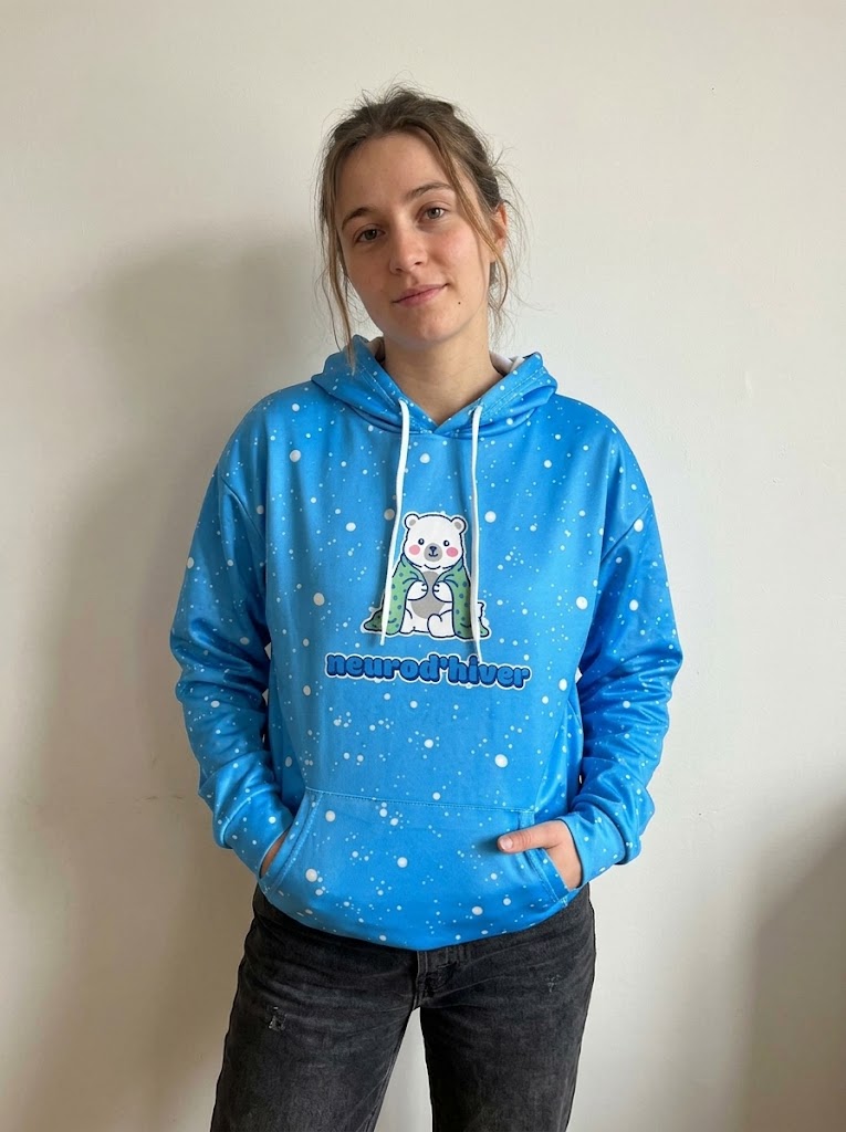 Hoodie à capuche Neurod'hiver MEDIUM SEULEMENT